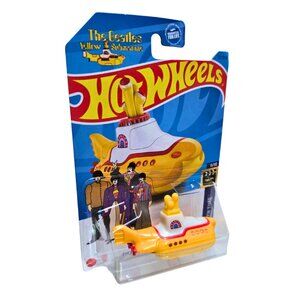 🔥Hot Wheels The Beatles Yellow Submarine 2016 HW Screen Time